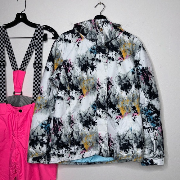 GSOU SNOW Ski Jacket And Pants Snowboarding Snowsuit Size XL - Picture 5 of 12